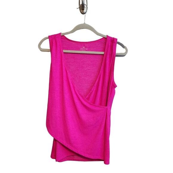 Athleta Size Small Pink Sleeveless Tank Top - Picture 1 of 10